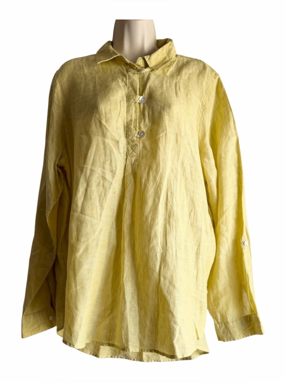 Sigrid Olsen 100% Linen Shirt